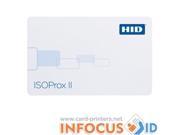 100 x ISOProxII iClass Cards w 2k bits 2 App Area for ID Card Printers