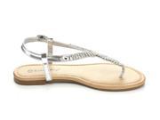 SUNNY DAY ATINA 43 WOMEN S DIAMANTE AND CHAIN EMBELLISHED STRAP Sandals Flip Flops