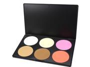 MakeupAcc® Professional 6 Warm Color Contour Makeup Beauty Palette Blush Blusher Powder Pink Rose Coral