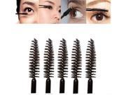 MakeupAcc® 100pcs Makeup 4 Color Disposable Eyelash Mini Brushes Mascara Wands Applicator 100pcs Black
