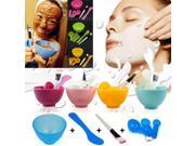 MakeupAcc® Women Girl 6in1 DIY Makeup Beauty Facial Face Mask Mixing Bowl Brush Spoon Set