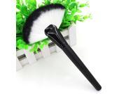 MakeupAcc® Unique Makeup Large Fan Goat Hair Blush Face Powder Foundation Cosmetic Brush
