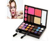 MakeupAcc® 21 Colors Blusher Combo Make Up Kit Eyebrow Cream Eyeshadow Blush Palette Set 1