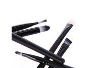 Pro 6pcs Makeup Cosmetic Eye Brushes Set Eyeshadow Brush Eye Brow Tools Black