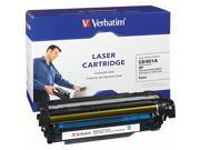 Verbatim Toner Cartridge Remanufactured For Hp ce401a Cyan Laser 5500 Page 1 Pack