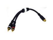 Velocity RCA Female to 2 Male Y Cable
