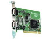 Brainboxes Uc 357 2 port Universal Pci Serial Adapter 1 X 9 pin Male Rs 232 Serial 1 X 9 pin Mal