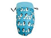 BundleBean GO Teal Penguins Waterproof Stroller Footmuff Blanket Sling Cover Car Seat Cosy Picnic Mat