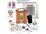 Cardiac Science Powerheart AED G5 Fully Automatic Dual Language English Spanish Value Package By Cardiac Life