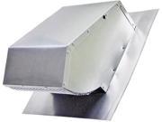 Lambro Industries 116 Roof Cap Fits 7 Inch Round Duct Aluminum Each