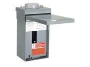 Homeline Load Center 120 240 VAC 70 A Main lug SQUARE Load Centers Gray Steel