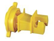 25 Bag Screw On Round Post Insulator For Use With Posts Yellow ZAREBA IRY RS