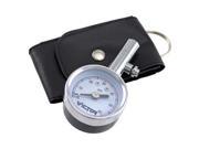 Victor 60023 8 Mini Chrome Dial Tire Gauge with Case 5 60 PSI