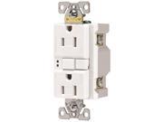 Arrow Hart TRSGF15W Self Test GFCI Duplex Receptacle 15 Amp White