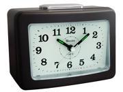 Westclox 47550 Quartz Loud Bell Alarm Clock Black