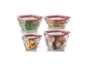 Rubbermaid 2856008 Easy Find Lid Food Storage Container Set 8 Piece