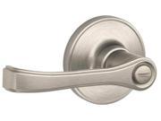Schlage J40TOR619 Torino Bed and Bath Lever Satin Nickel
