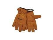51Pl M Lined Split Cowhide Leather Driver Gloves Medium Kinco Gloves 51PL M