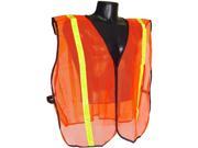 Radians SV01 Non Rated Safety Vest With 1 Tape S XL