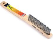Forney 70523 V Groove Wire Scratch Brush 13 3 4