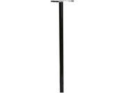 Gibraltar SPK00001 Denton Steel Round Mailbox Post Black