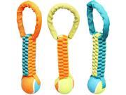 Chomper WB15525 Nylon Tennis Tug Dog Toy Assorted Colors