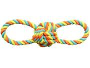 Chomper WB15522 Rope Ball Tug Dog Toy Assorted Colors