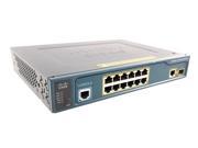 WS C3560 12PC S Cisco Catalyst 3560 12PC S Gigabit Ethernet Switch with PoE 1 x SFP mini GBIC 12 x 10 100Base TX 1 x 10 100 1000Base T