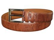 Casual Brown Leather Belt Size Small