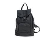 Genuine Leather Backpack with Convertible Strap Super Soft Black Color