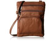Brown Leather Cross Body Bag