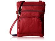Red Cross Body Leather Bag