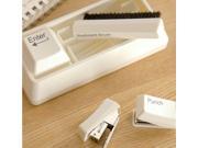 Office Supplies Mini Stapler Puncher Keyboard Keyboard Brush Stationery Set