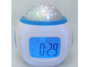 The Color of The Household Music Sky Projection Clock Electronic Calendar Projection Clock