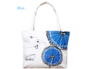 Animation Design Women Handbag 38*30*8CM Washed Canvas High Capacity Hand Bag Canvas Bag Ladies Bags
