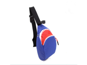 Single Shoulder Bag of Cartoon Shark Head modelling for Outdoor Leisure Men And Women