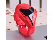 Creative character of cobra modelling design watches red light LED students watch