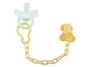 Lovely Cartoon Pacifier With The Loss Prevention Chain and Clip for Baby Products 3 Colors