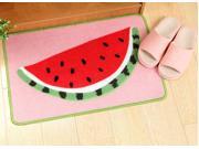 Cartoon Non Slip Mat 40*60CM Watermelon Printing Nylon TPR Country Style Home Decor Sitting Room Bedroom Door Mat Bath Mat
