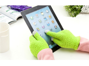 Microfiber Touch Screen Gloves 19.5*11cm Knit Polyester Magic Open Screen Keep Warm Full Finger Gloves