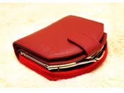 Elegant Lady Small Wallet 2 Fold Zip Fastener Cowhide Purse Handbag Vogue Leisure Women s Wallet