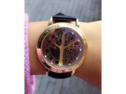 Tempting Touch Screen Watch Tree of Life Style Alloy Wrist Watch Vogue LED Waterproof Students Couples Watches