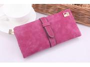 High key Women Wallet Lace Hasp Long Frosted Handbag Purse New Style Women s Nubuck Leather Pocketbook Card Pack