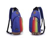 High key Lady Backpack Lifelike Rainbow Style Nylon Bag Multipurpose Kid Package Parent child Dual Purpose Bag Chest Package
