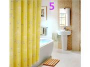 Printed Bath Curtain 180*180 CM Polyester Bathroom Accessories Waterproof Metal Eyelet Shower Curtain