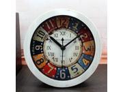 Retro Round Alarm Clock Personalized Decorative 4.7 Inch Alarm Clock