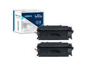 LCL Compatible for HP 05A CE505A 2 Pack Black Toner Cartridge Compatible for HP P2030 2035 2035n P2050 2055d 2055n 2055x