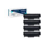 LCL Compatible for Canon 103 CRG103 4 Pack Black Toner Cartridge Compatible for Canon LBP2900 3000