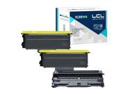 LCL Compatible for Brother TN360 TN330 2600 Pages DR360 3 Pack 2TN360 DR360 Toner Cartridge and Drum Unit for Brother HL 2140 HL 2150 HL 2170W MFC 7440N 7