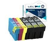 LCL Comaptible for Epson 127 T127120 T127220 T127320 T127420 6 Pack 3Black Cyan Magenta Yellow Ink Cartridge for Epson Stylus NX530 NX625 Workforce 60 54
